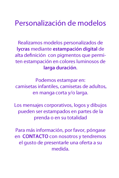 personalizacin de modelos